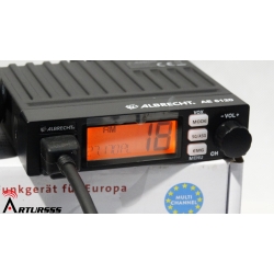 Zestaw CBradia Albrecht AE6120 VOX + antena Alan Black